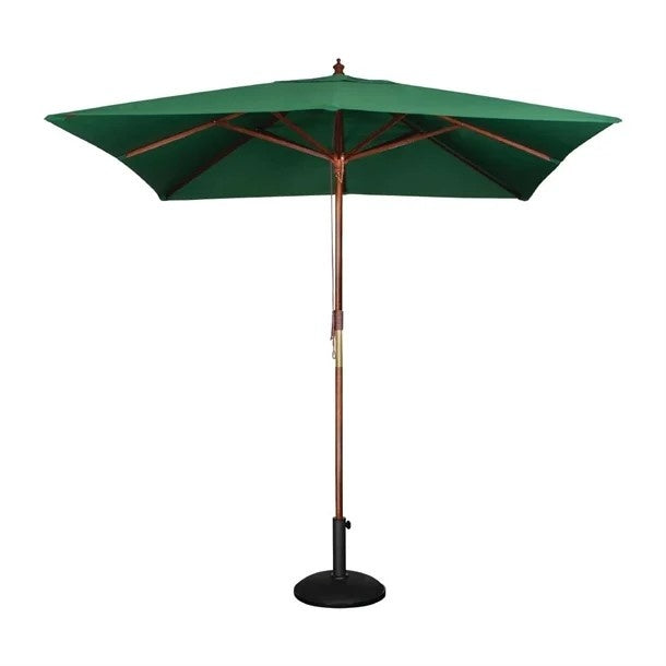Bolero Green Square 2500mm Pulley Parasol GH989 Mattys
