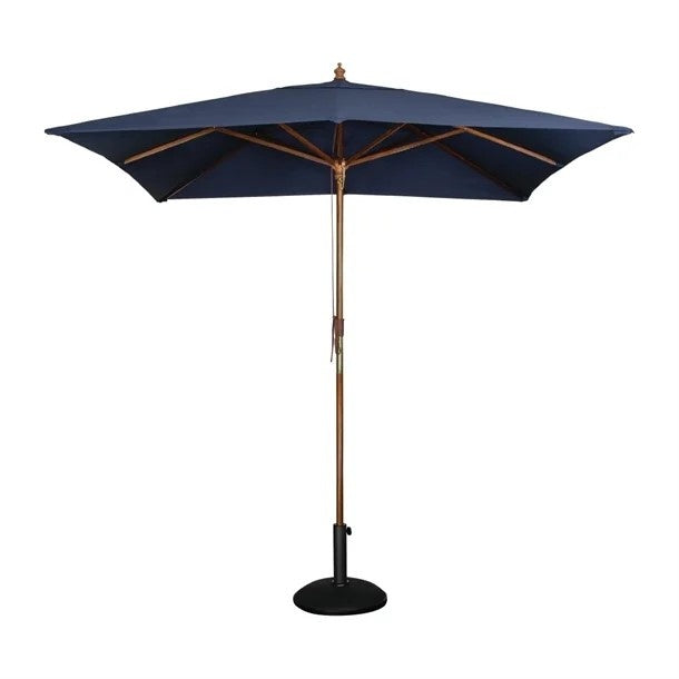 Bolero Navy Blue Square 2500mm Pulley Parasol GH991 Mattys