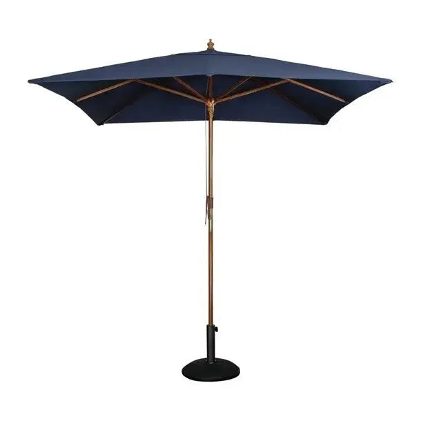 Bolero Navy Blue Square 2500mm Pulley Parasol GH991 Mattys