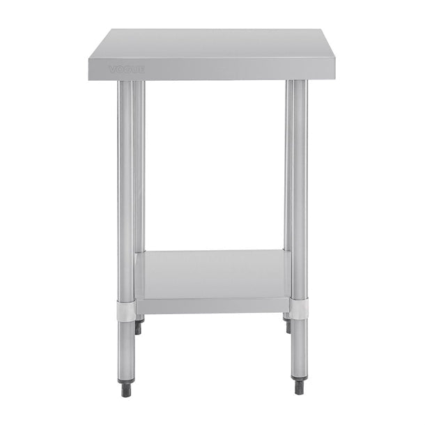 Shelving Vogue Stainless Steel Prep Table 600mm - GJ500 Vogue