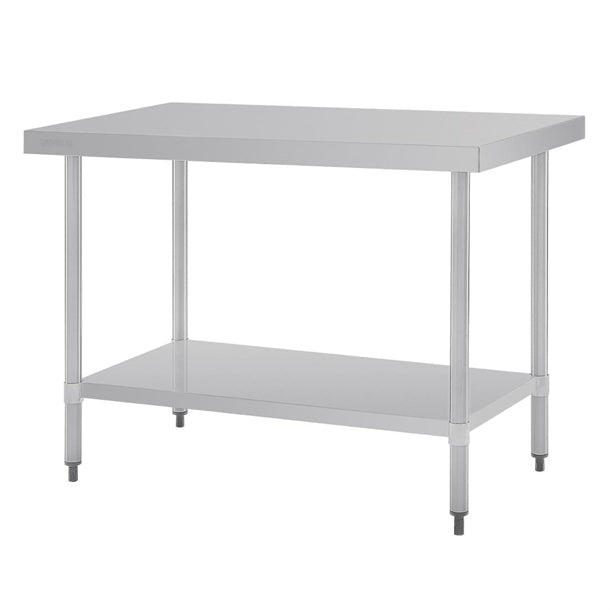 Shelving Vogue Stainless Steel Prep Table 1200mm - GJ502 Vogue