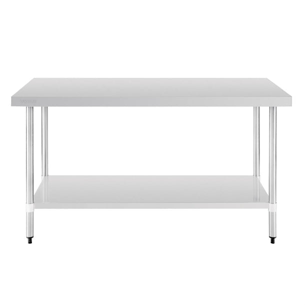 Shelving Vogue Stainless Steel Prep Table 1500mm - GJ503 Vogue