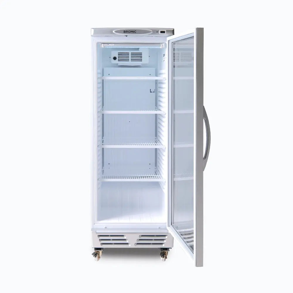 Bromic GM0300-NR - Upright Display Fridge 290L - 1 Door - Flat Glass - GM00300-NR Mattys