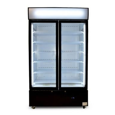 Bromic Cassette Flat Glass Door LED Upright Display Chiller - 960L - GM1000LBCAS Mattys