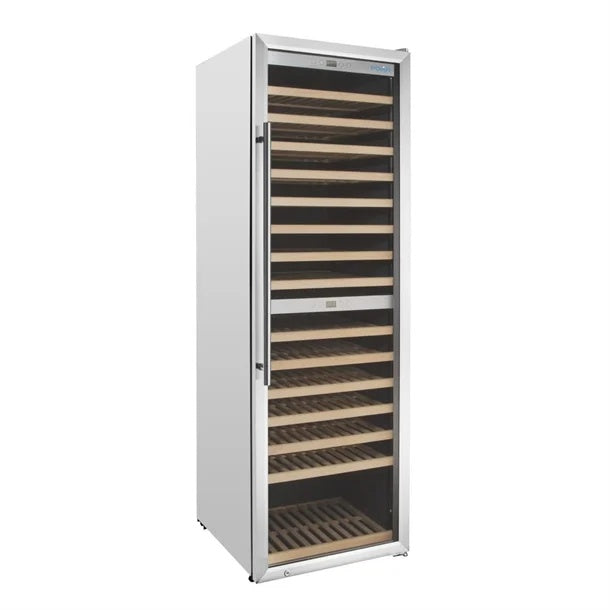 Refrigeration Polar G-Series Dual Zone Wine Fridge Stainless Steel - 180 Bottle - GM629-A Mattys