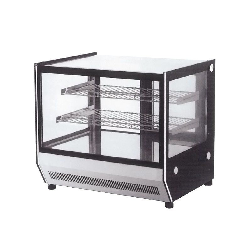 F.E.D. Bonvue GN-1200RT Counter top square 2 Shelves Glass cold food display Mattys