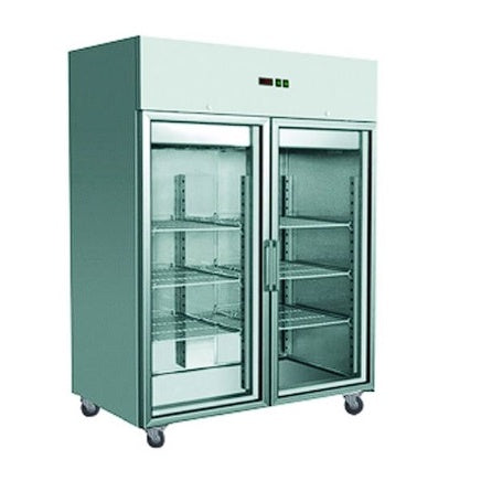GN1410TNG GRAND ULTRA Double Glass Door Upright Fridge 1400L Mattys