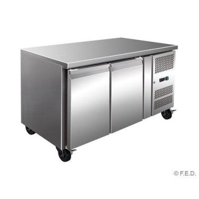 F.E.D. Temperate Thermaster GN2100BT Tropicalised Two Door Under Bench Freezer Mattys