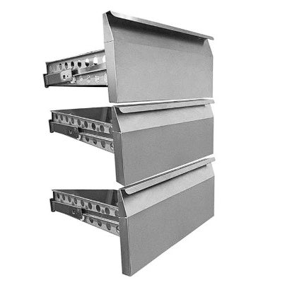 F.E.D. Thermaster - GN-3DRAWER Optional Set 3 Drawers for Solid Door Units Mattys