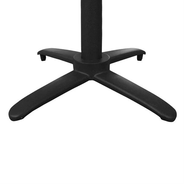 Bolero Aluminium Flip Top Table Base Black GP773 Mattys