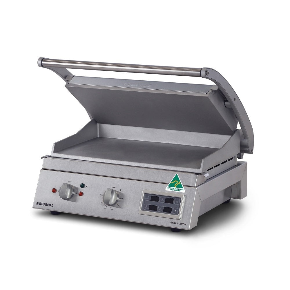 GSA815SE 8 slice grill station, smooth plates – Electronic Timer Mattys
