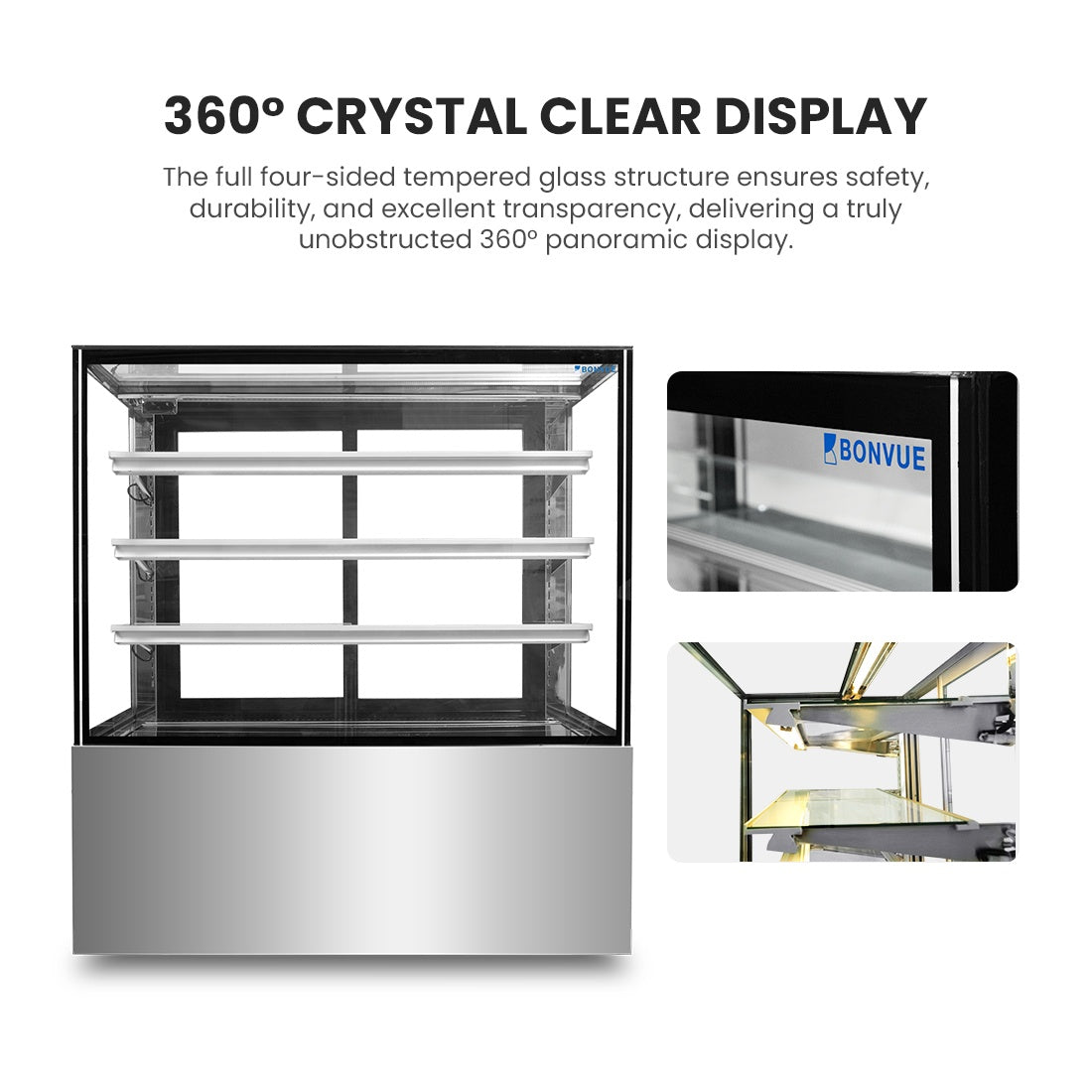 Bonvue Heated Display Cabinet - H-SF840V Bonvue