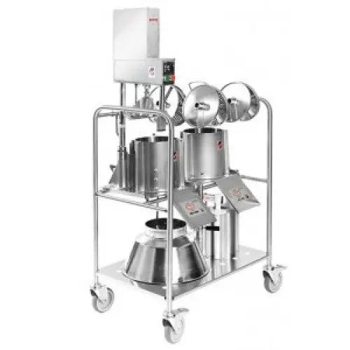 Stainless Steel & Shelving Hallde Accessories Trolley, Stainless Steel, With Lockable Wheels - HA3208 Mattys