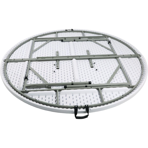 Shelving Bolero Round Centre Folding Table 6ft White - HC270 Bolero