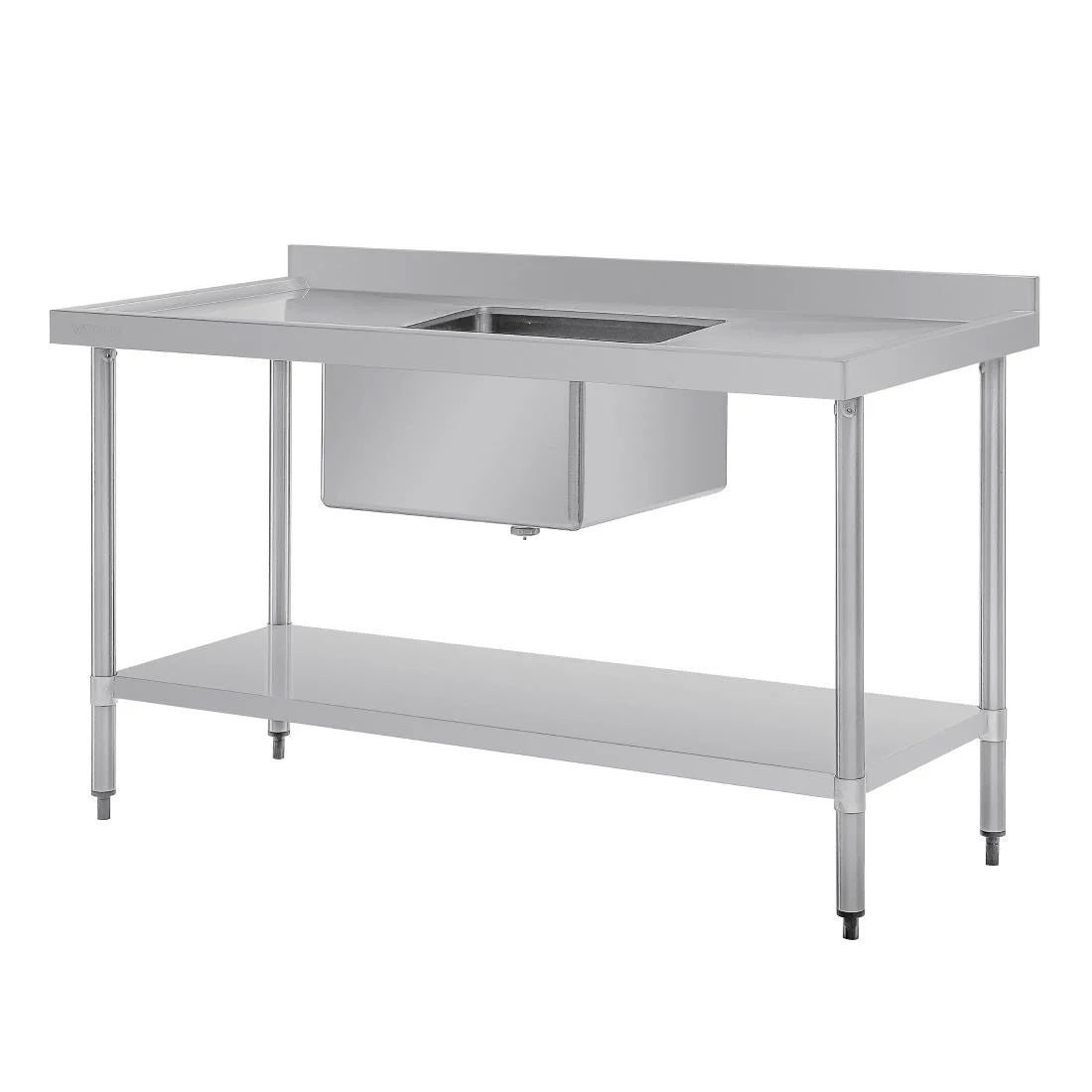 Vogue Single Bowl Sink Double Drainer - 1500mm x 700mm 90mm Drain HC918 Mattys