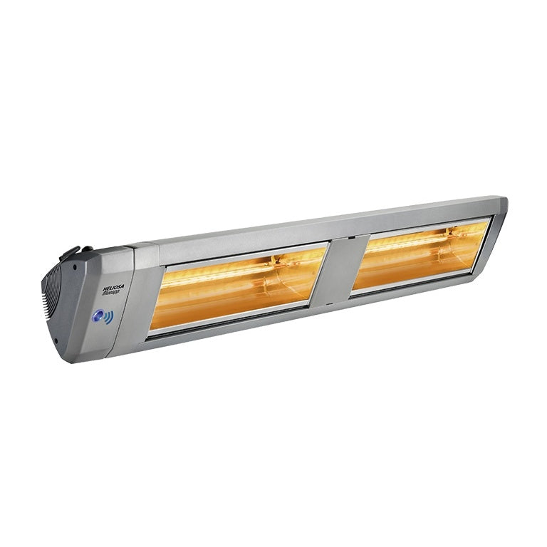 Heliosa 99.2 Double Infrared Wall-Mounted Heater with Waterproof Design and Remote & Bluetooth Temperature Controls Mattys