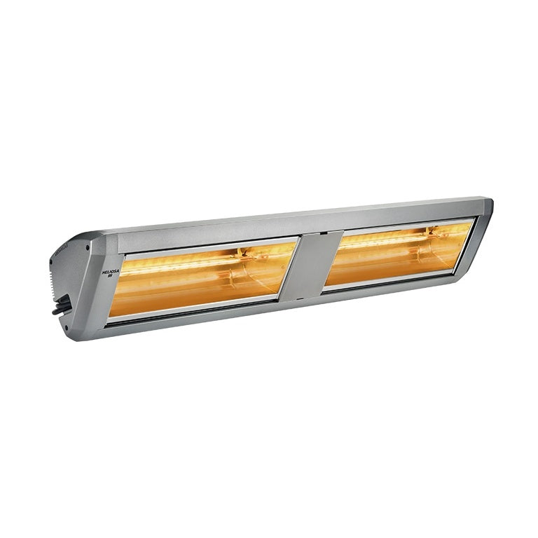 Heliosa 99 Double Infrared Wall-Mounted Heater with Waterproof Design and On/Off Switch Controls Mattys