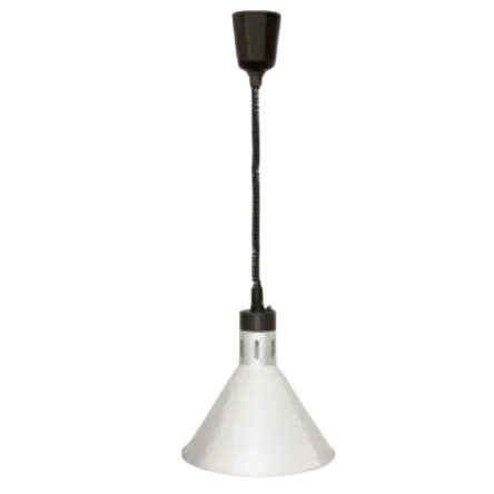 Benchtop Heat Lamp Connie silver pull down Model - HLH0560S Mattys