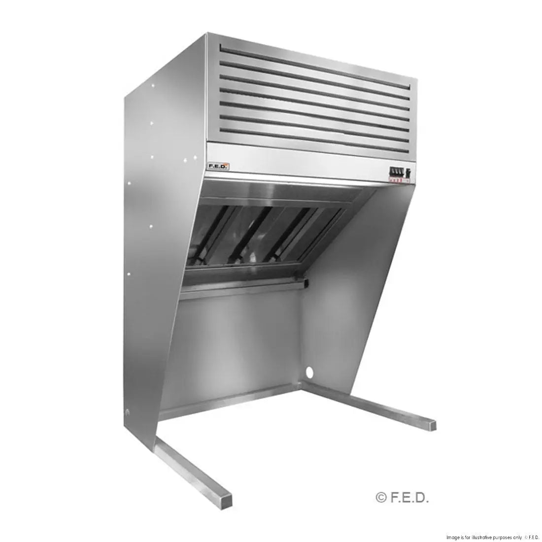 Exhaust Hoods F.E.D. Modular systems Bench Filtered Hood 1000mm HOOD1000A Mattys
