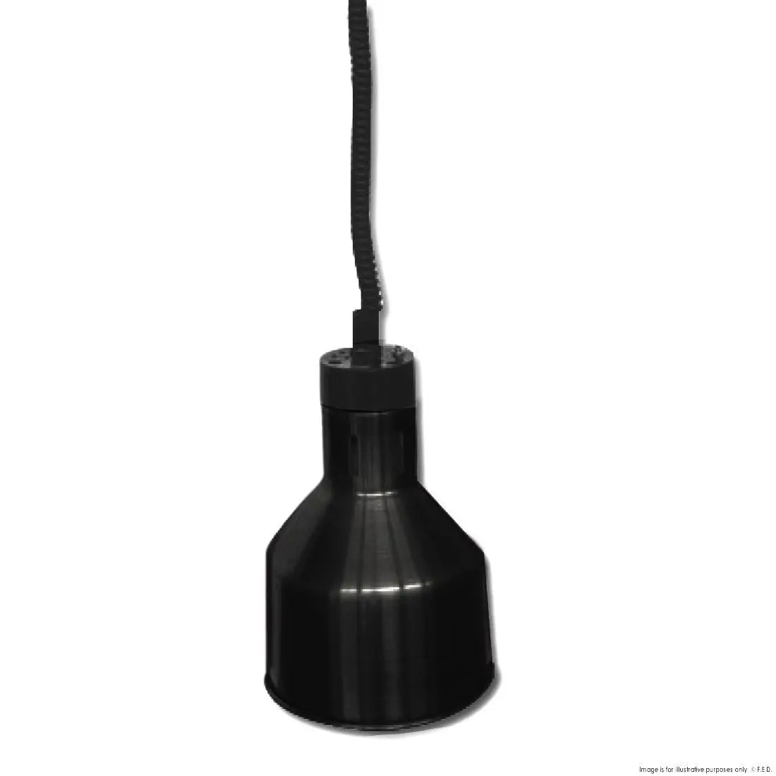 F.E.D. Benchstar Pull down heat lamp Black HYWAL03 Mattys