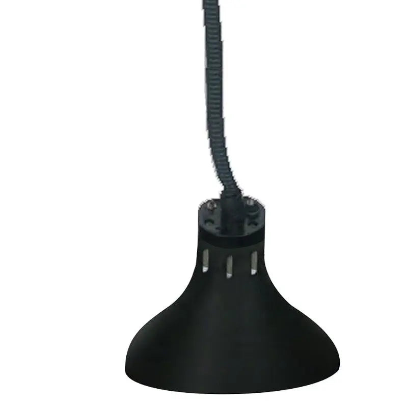 Benchtop F.E.D. Benchstar Pull Down Heat lamp Black 290mm Round HYWCL14 Mattys