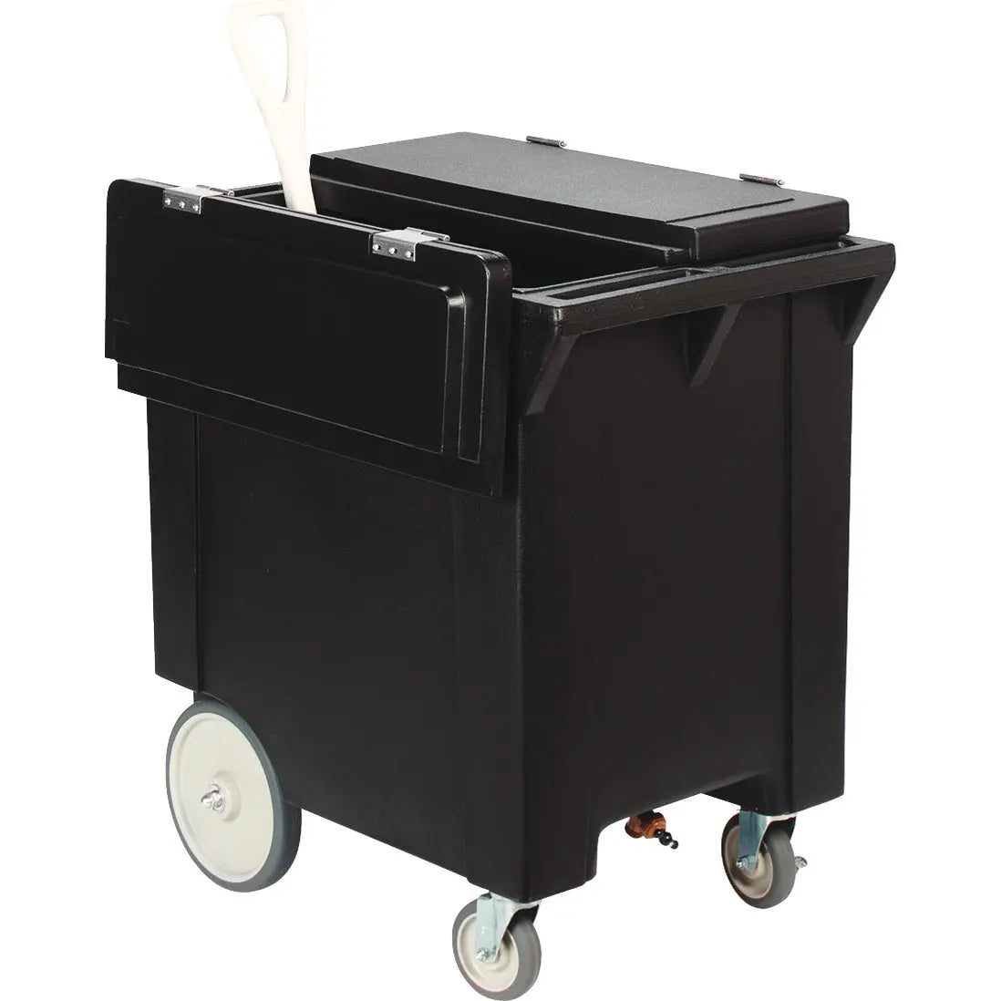 San Jamar IC222003 Carlisle Cateraide Black Ice Caddy on Castors 90kg ice capacity 781mm x 559 x 927mm Mattys