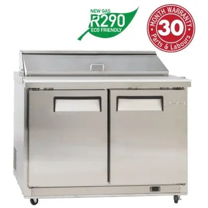 EXQUISITE Two Door Sandwich / Salad Preparation Chiller - 406 Litres - ICC400H Mattys