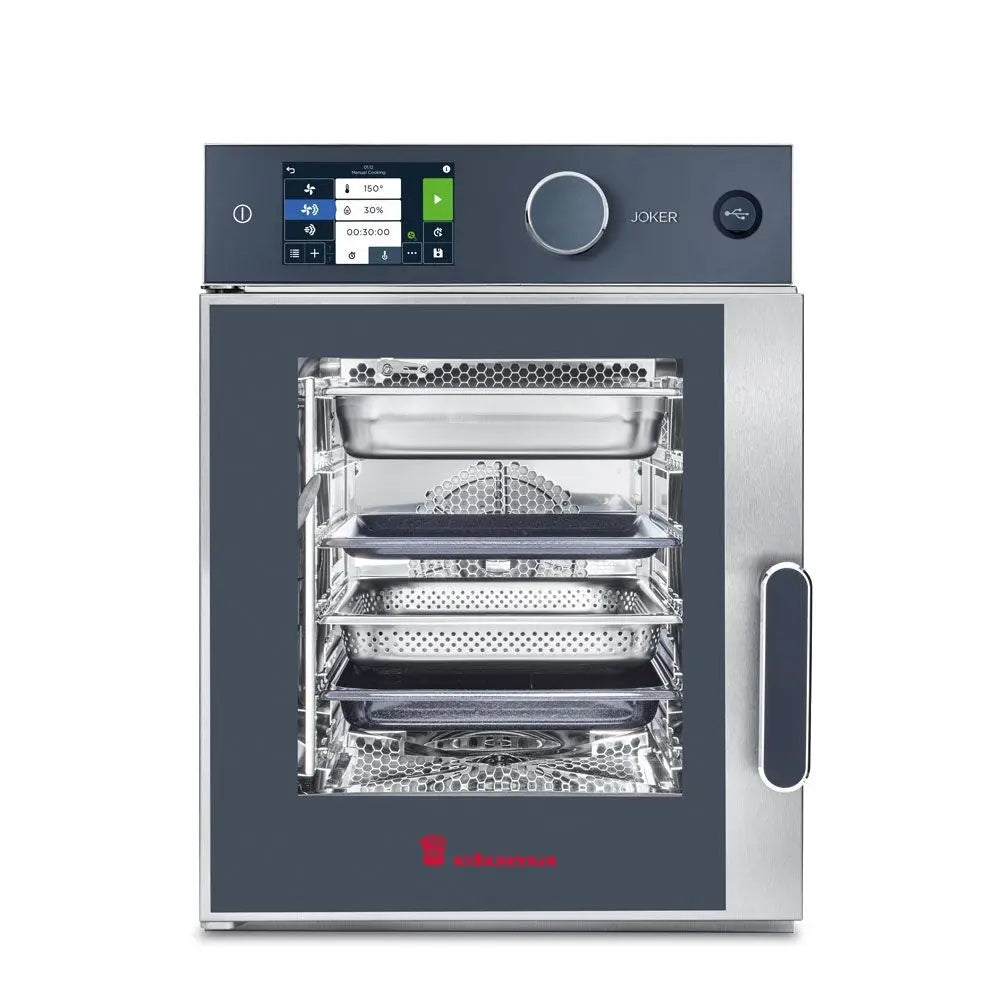 Eloma JOKER 6-11 ST TC-LH 6 x 1/1GN Compact Electric Combi Oven with Electronic Controls and Left Hand Hinged Door Mattys