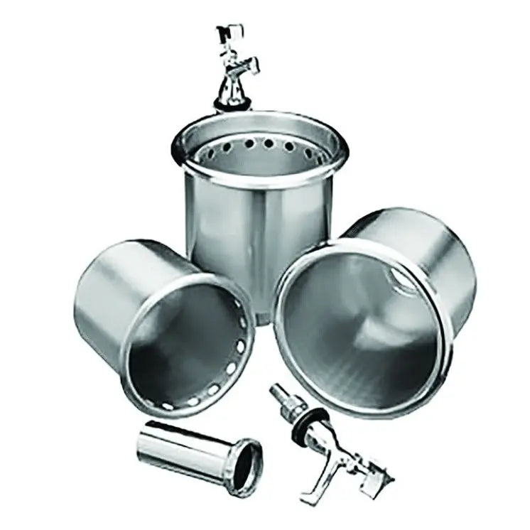Dishwashing Perlick Dipperwell Assembly Complete with inner and outer shell, drain, faucet & tailpiece. Suits 150mm cutout - K30-1010 Mattys