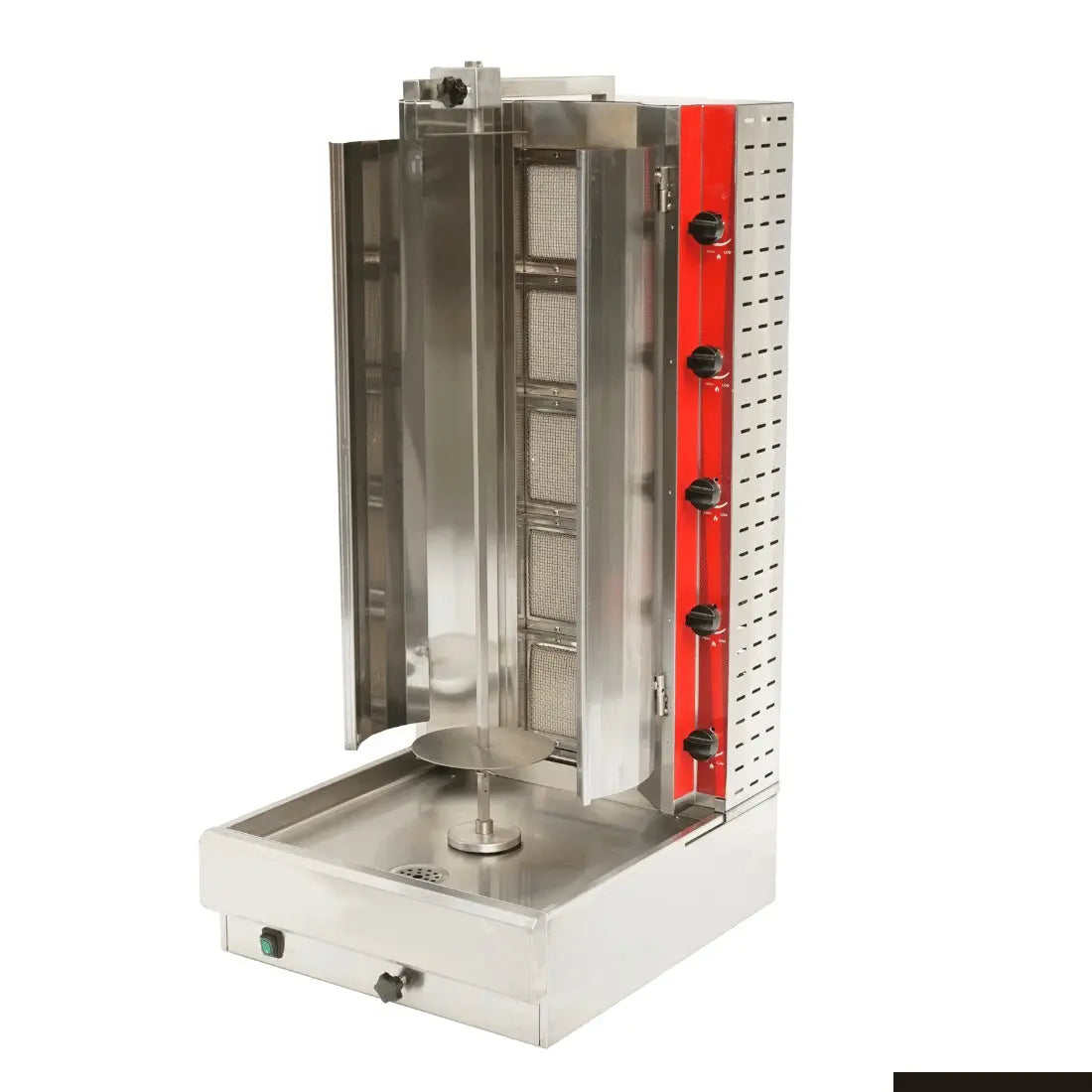 F.E.D GasMax Semi-automatic 5 Burner NG Kebab Machine - KB-5 Mattys