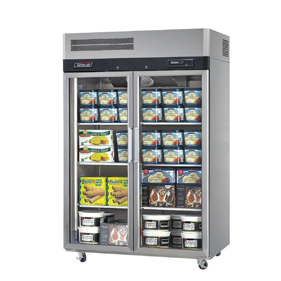 Turbo Air- 2 Glass Door Top Mount Upright Freezer 1215L KF45-2G-N(HC) Mattys