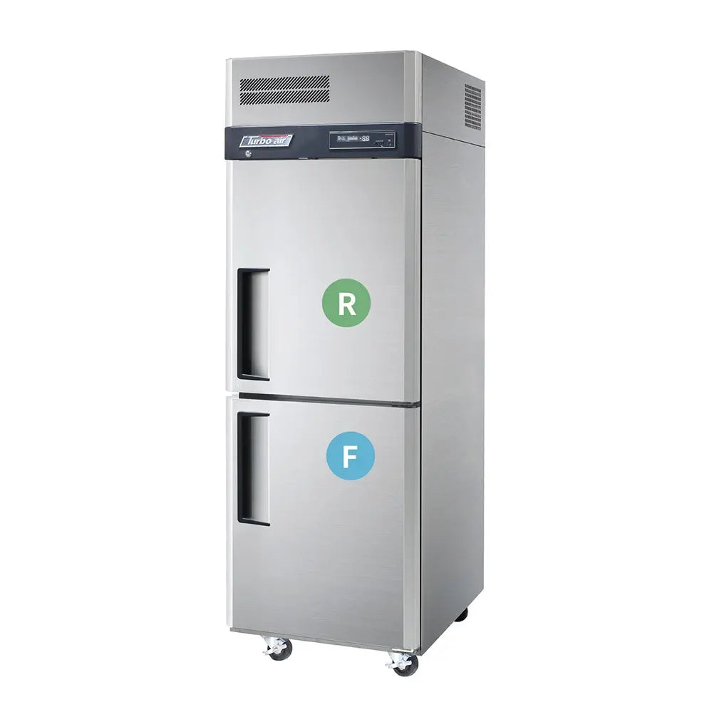 Turbo Air 2 Half Door Top Mount Dual Temp Fridge / Freezer KRF25-2-N(HC) Mattys