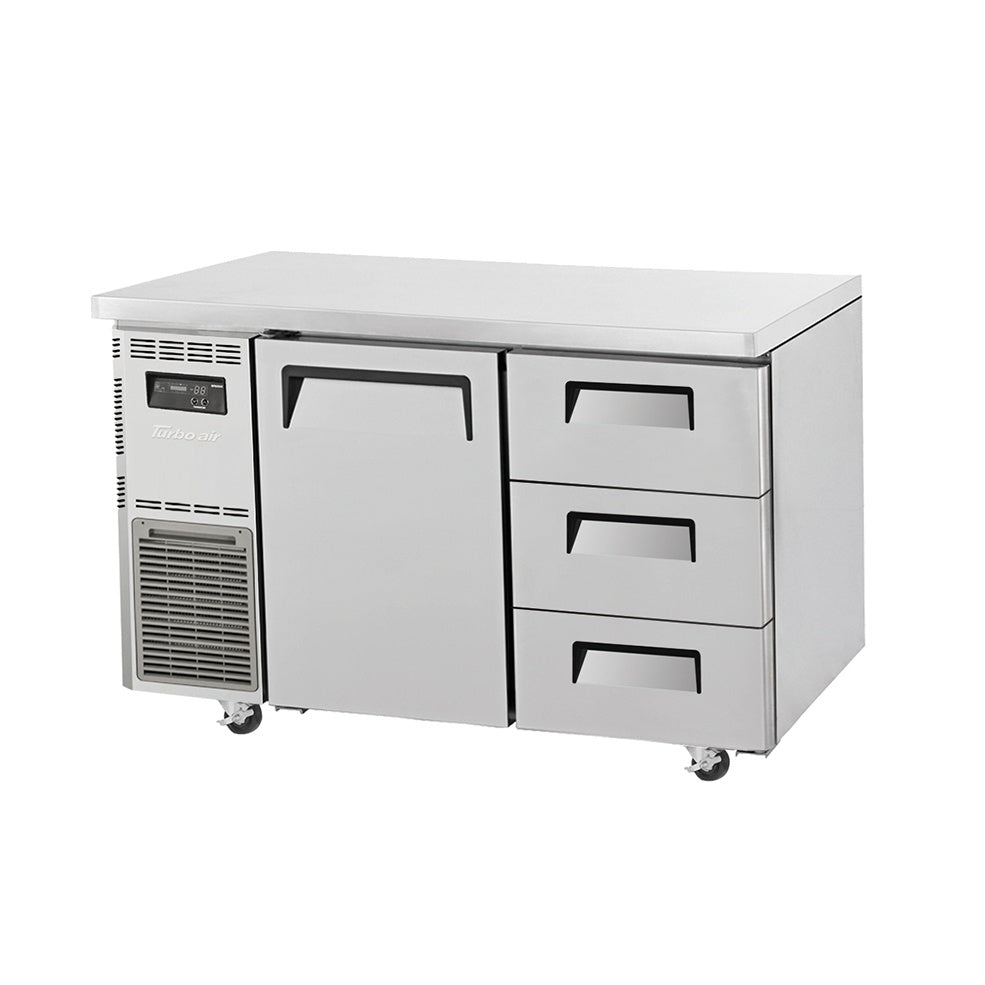 Turbo Air Undercounter 1 Door / 3 Drawer Freezer - 1200mm wide KUF12-3D-3-N(HC) Mattys
