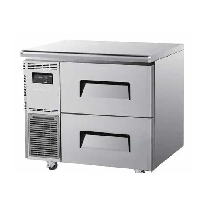 Turbo Air Undercounter 2 Drawer Freezer - 900mm wide KUF9-2D-2-N(HC) Mattys