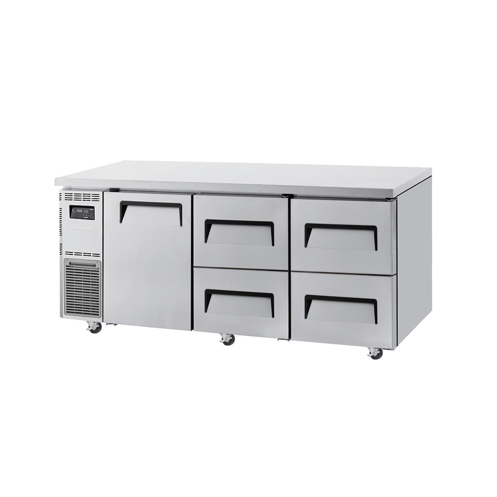 Turbo Air Undercounter 1 Door / 4 Drawer Chiller - 1800mm wide KUR18-2D-4-N(HC) Mattys