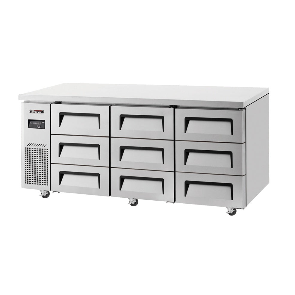 Turbo AirUndercounter 9 Drawer Chiller - 1800mm wide KUR18-3D-9-N(HC) Mattys