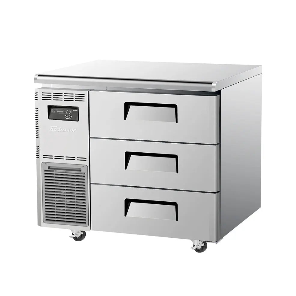 Turbo Air Undercounter 3 Drawer Fridge - 900mm wide KUR9-3D-3-N(HC) Mattys