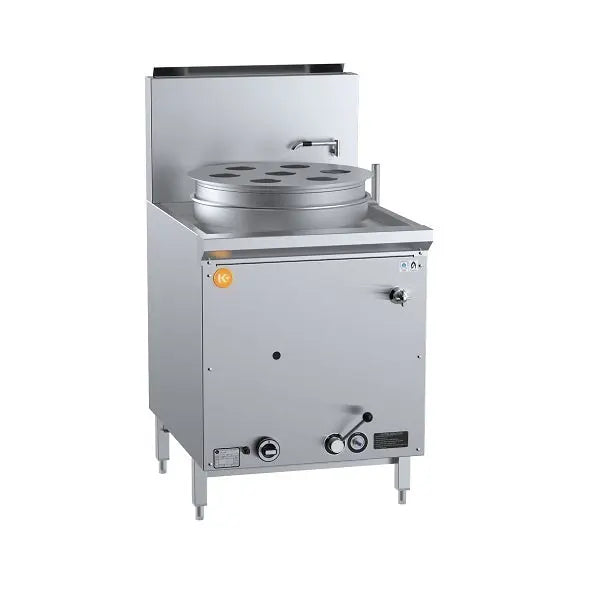 B+S Commercial Kitchen K+ Gas Single Hole Waterless Pot Steamer - KYCJSF-1 Mattys