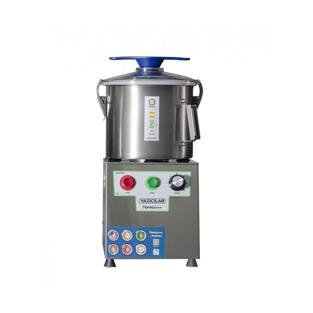 Yazicilar L6DIV-HP 6-Litre High-Power Variable Speed Cutter Processor with Scraper Mattys