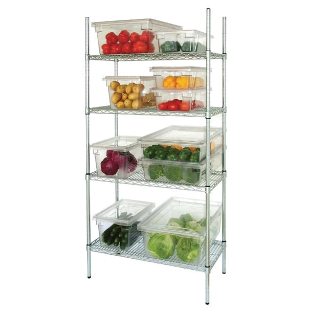 Shelving Vogue 4 Tier Wire Shelving Kit 910x460mm - L927 Vogue