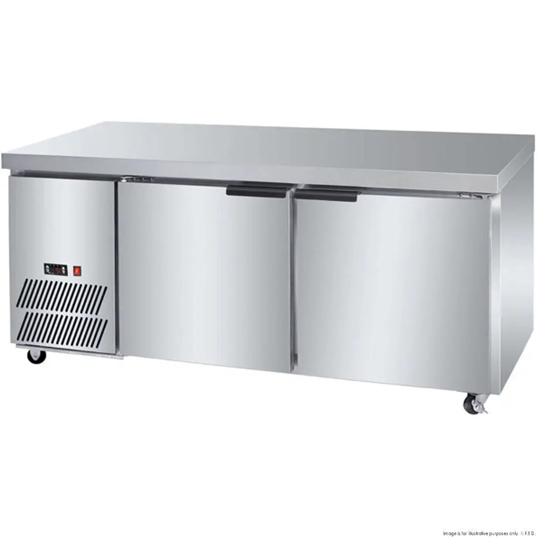 Refrigeration F.E.D. Two Large Door Lowboy Fridge - LBF150 Mattys