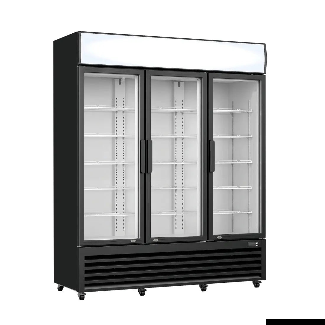 F.E.D Thermaster LG-1203BP Three Glass Door Colourbond Upright Drink Fridge Mattys
