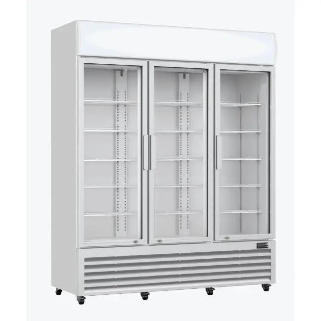 F.E.D. Thermaster 1200L LG-1203P Three Glass Door Colourbond Upright Drink Fridge Mattys