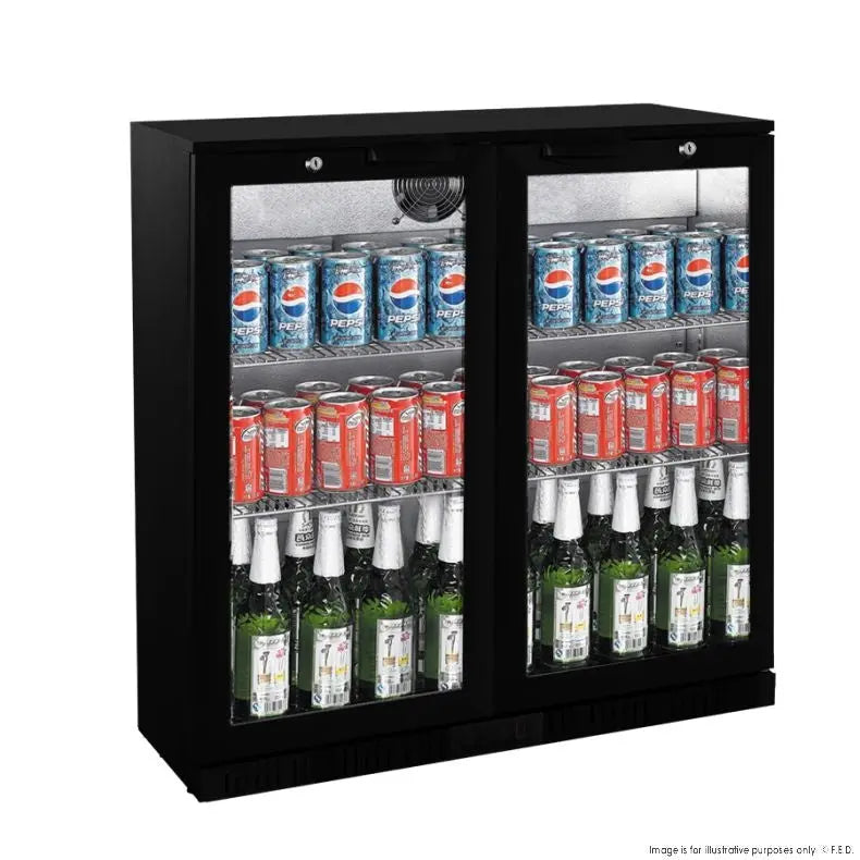 F.E.D. Temperate Thermaster Under Bench Two Door Bar Cooler - LG-208HC Mattys