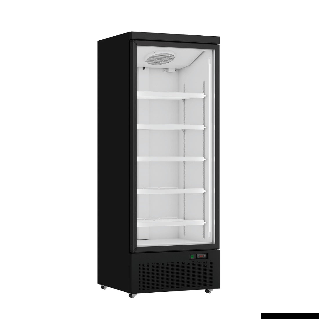 F.E.D Thermaster-LG-600BGBM Door Supermarket Fridge Black Mattys