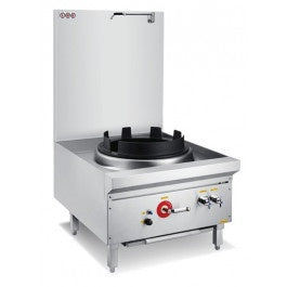LKK-1B17L Waterless Single Burner Low Profile Gas Wok Cooker Mattys