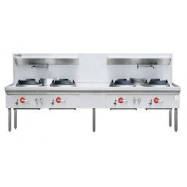 LKK-4B/BC Waterless Four Burner Gas Wok Cooker Mattys