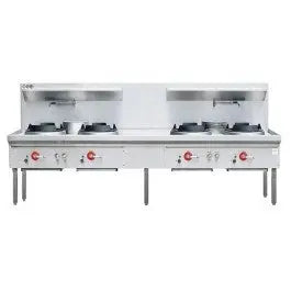 Cooking Waterless Four Burner Gas Wok Cooker - LKK-4B/BC Mattys