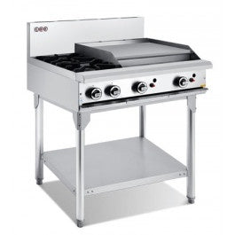 LKKOB6B 2 Gas open burner cooktop + 600mm Right Grill Mattys