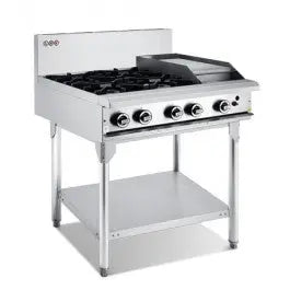 Cook Tops 4 Gas open burner cooktop + Gas Hotplate - LKKOB6C Mattys